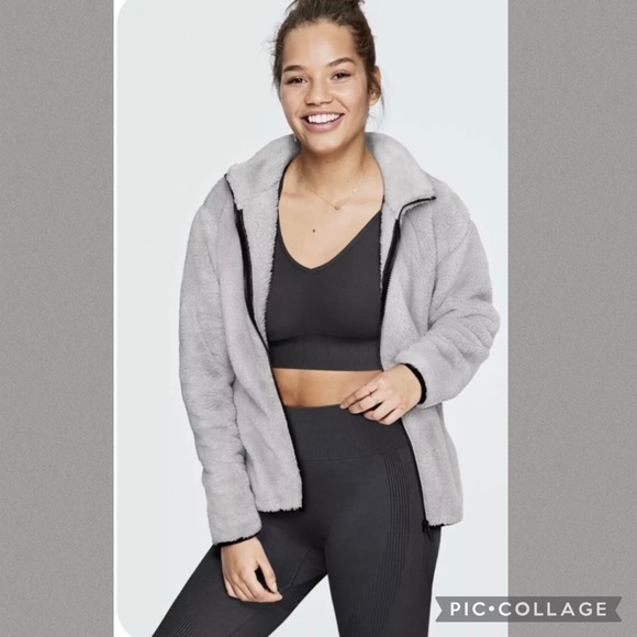 Victoria's Secret Pink Large Polar Fleece Full-
zip Nwt Awesome VS COMFY COZY - Picture 3 of 10